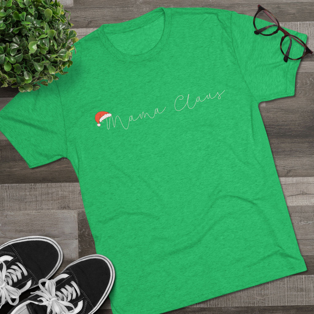 Mama Claus T-Shirt | Christmas Mom Tee, Holiday Santa Mom Top