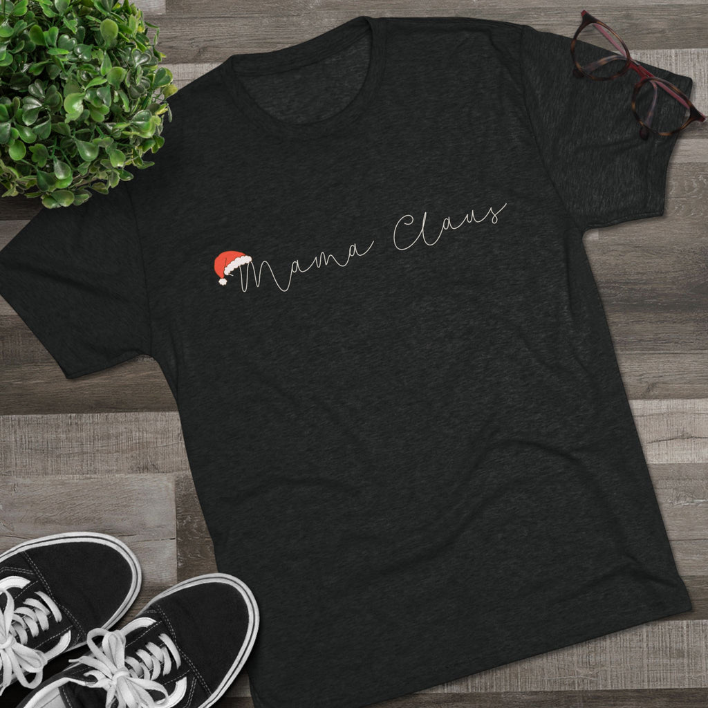 Mama Claus T-Shirt | Christmas Mom Tee, Holiday Santa Mom Top