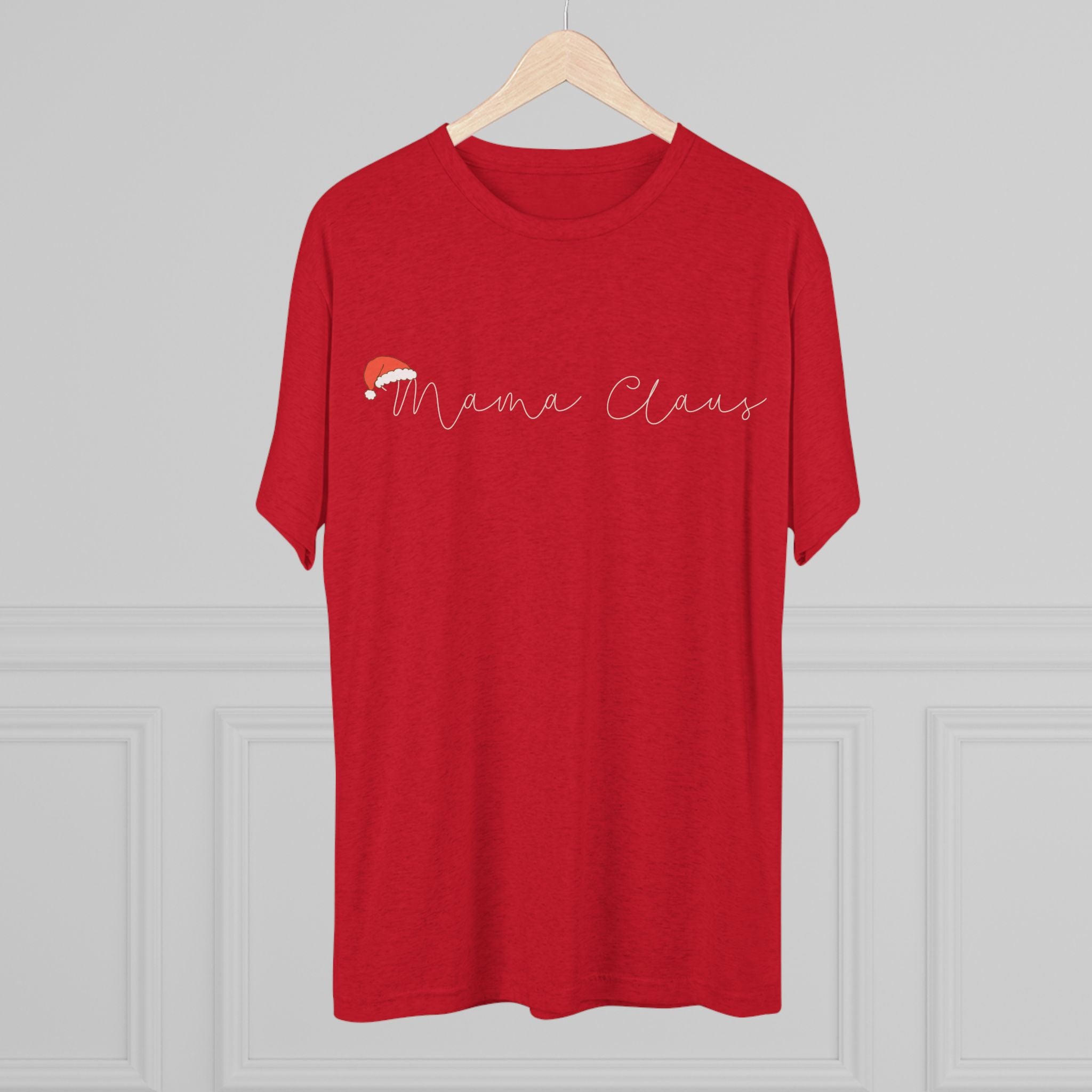 Mama Claus T-Shirt | Christmas Mom Tee, Holiday Santa Mom Top