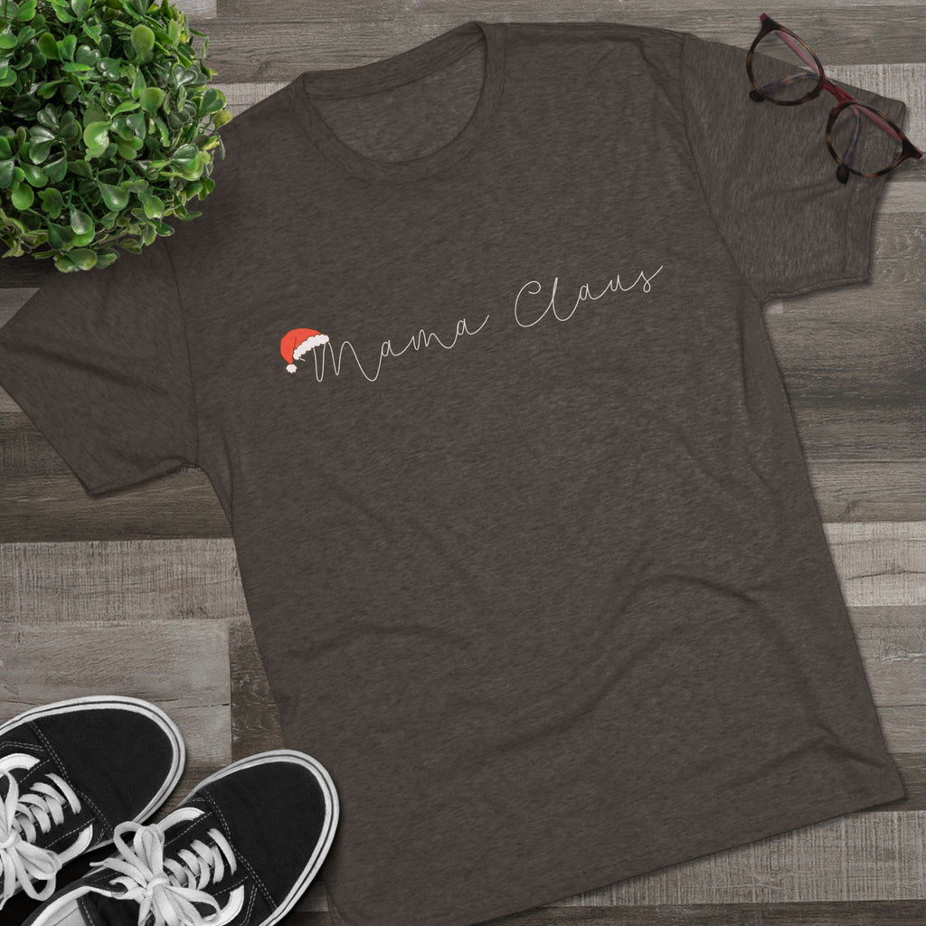 Mama Claus T-Shirt | Christmas Mom Tee, Holiday Santa Mom Top