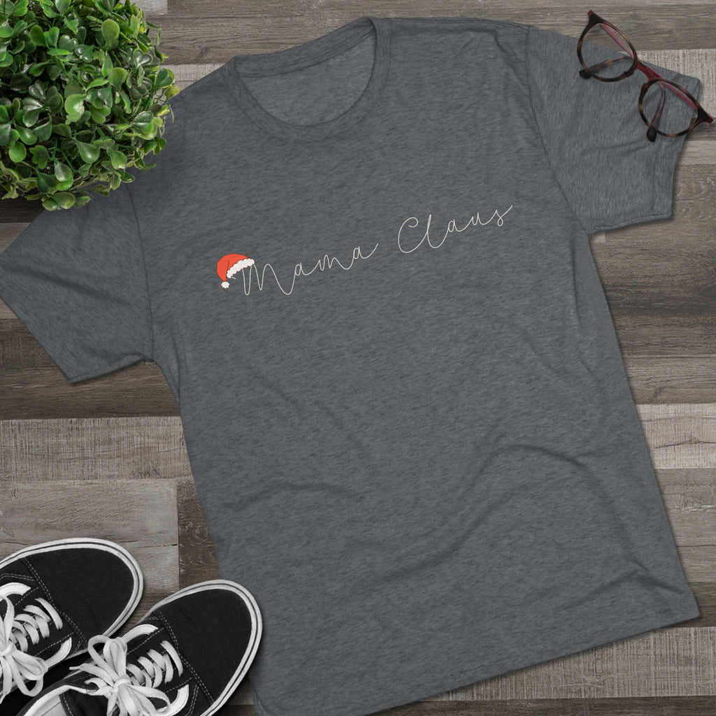 Mama Claus T-Shirt | Christmas Mom Tee, Holiday Santa Mom Top