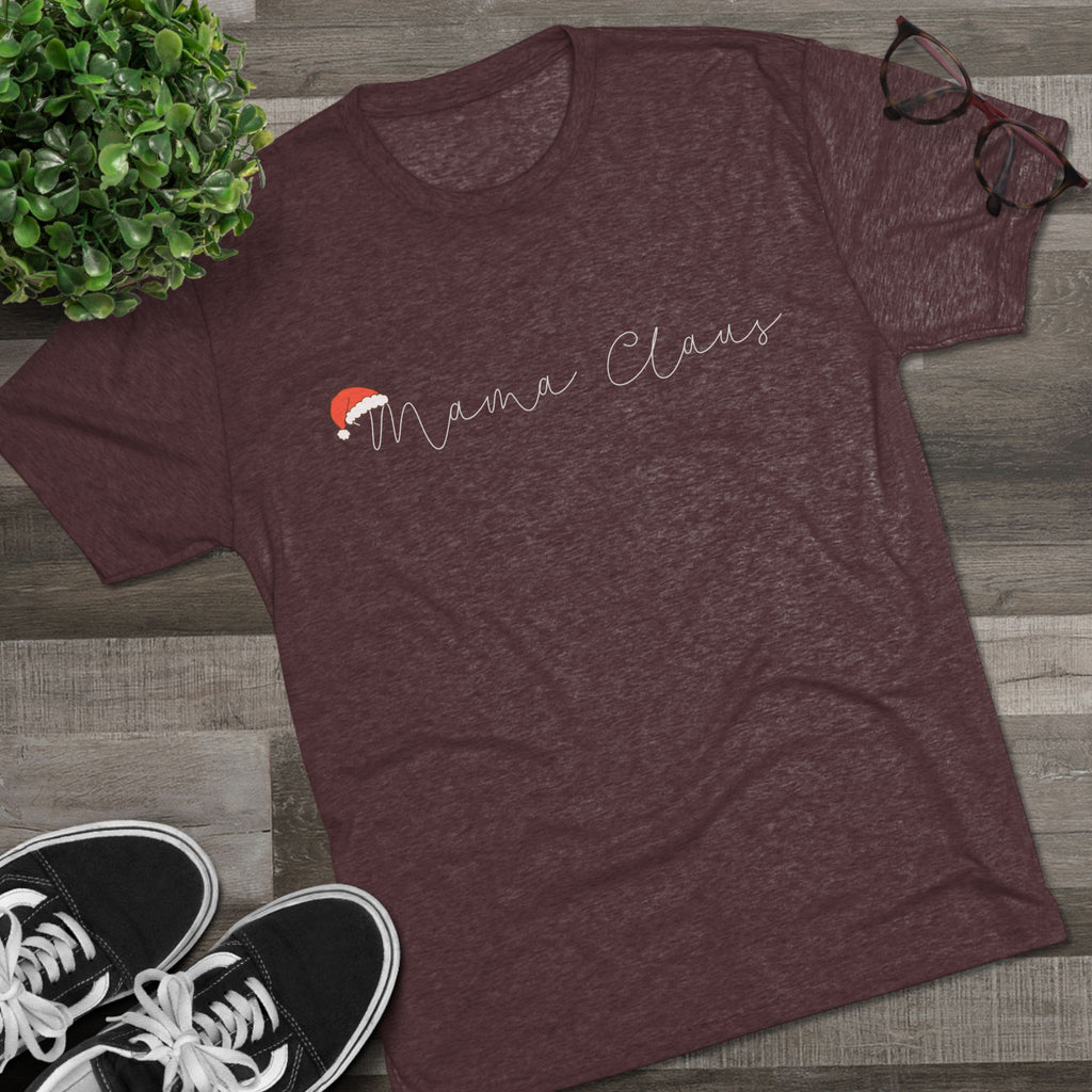 Mama Claus T-Shirt | Christmas Mom Tee, Holiday Santa Mom Top