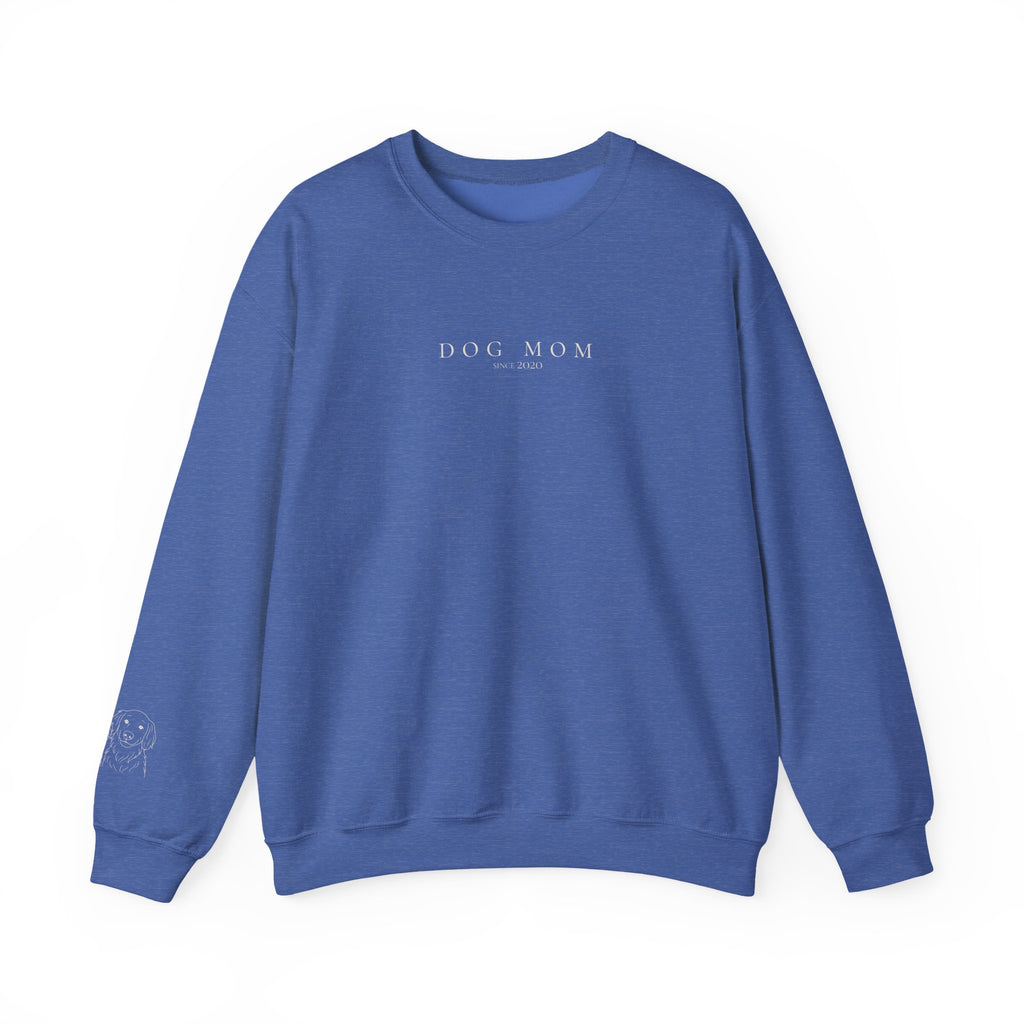 Custom Line Art Sweatshirt — Personalized Text + Sleeve Illustration (From Your Photo!)